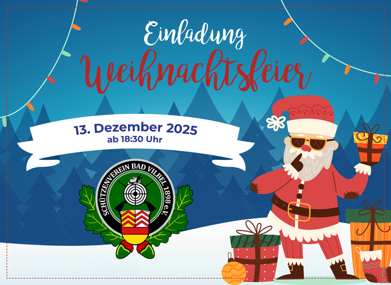 Einladung Weihnachtsfeier 2025